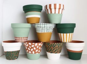 Paint your own Terracotta Plant Pot